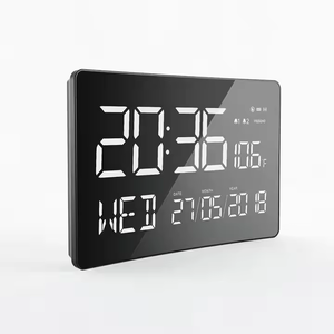 Großer LED-Bildschirm Digitaler Wecker mit Zeit-/Uhr-/Temperatur anzeige und 2-Kanal-Testinstrumenten Kunden spezifische OEM-Unterstützung