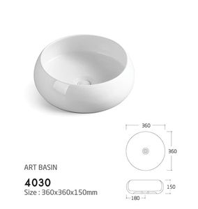 花式模型陶瓷台面厨房水槽家庭使用T-9380 - Product Image 6