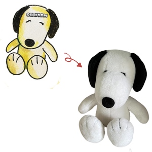 OEMパーソナライズされた動物ぬいぐるみカワイイ漫画デザイン誕生日/パーティー用 - Product Image 1