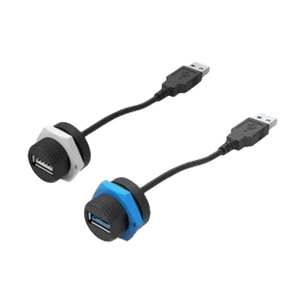 Jnicon USB 3.0 2.0อะแดปเตอร์แจ็คแผง Type-C คู่ซ็อกเก็ตปลั๊กตัวผู้-ตัวเมีย IP67กันน้ำ - Product Image 6