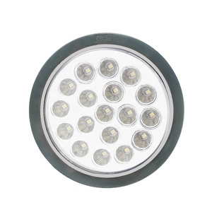 Fabrika doğrudan satış parlak çok fonksiyonlu 18 LEDs 12V 24V 4 "yuvarlak dur dönüş kuyruk işık - Product Image 1