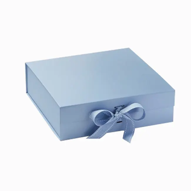 Caja rígida de cartón personalizada, embalaje de peluca, caja de regalo de papel magnético plegable de lujo para regalo