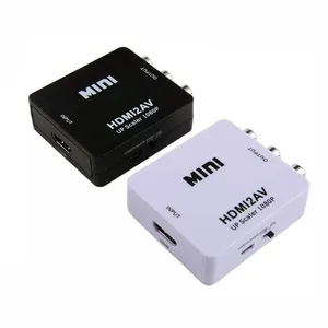 Adaptador HDMI a AV RCA, convertidor HDMI MINI Box RCA AV CVSB LR, convertidor escalador AV compuesto de vídeo para PC, proyector HDTV - Product Image 6