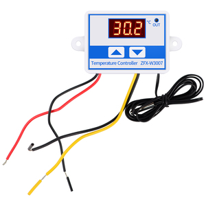 Controlador LED Digital de Temperatura para Incubadora, Interruptor de Calefacción y Refrigeración, Termostato, Sensor NTC - Product Image 1