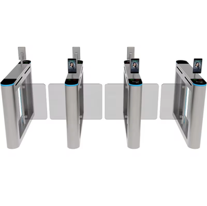 Cancello intelligente del tornello della barriera dell'oscillazione di sicurezza del lettore del controllo di accesso all'aperto e dell'interno - Product Image 5