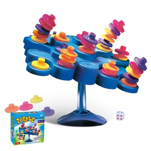 Educational Toy Desktop Balance Tree <strong>Tip</strong> Topple Stacking Table Board <strong>Game</strong> Toy for Kids - Product Image 1