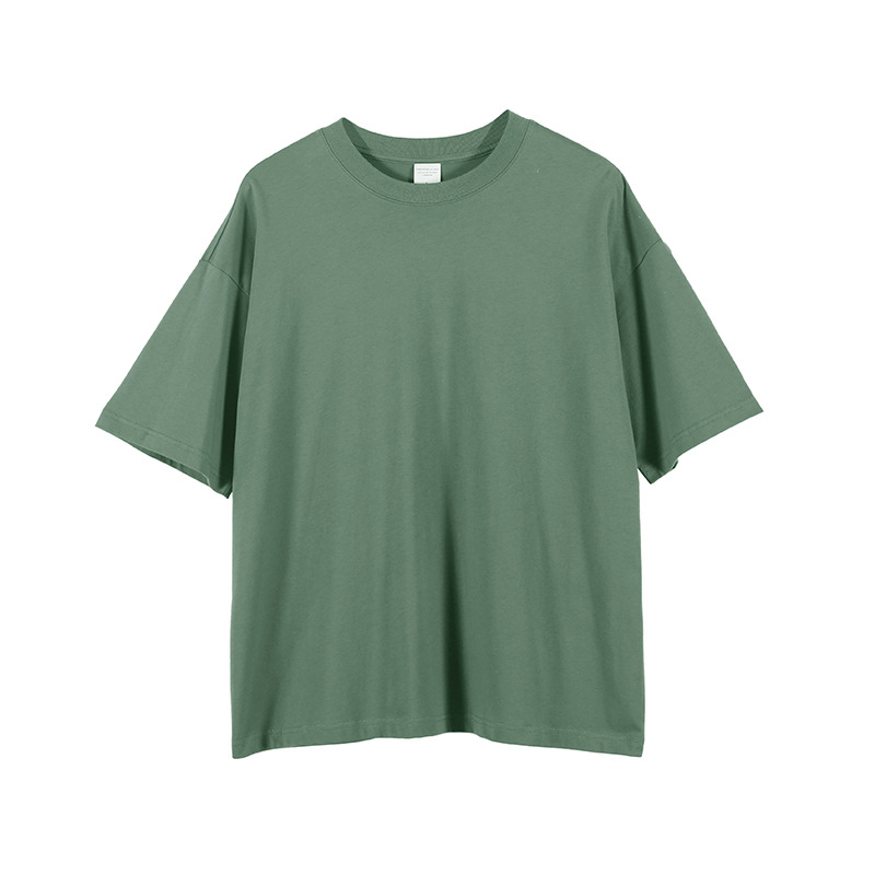 Maglietta oversize-verde scuro
