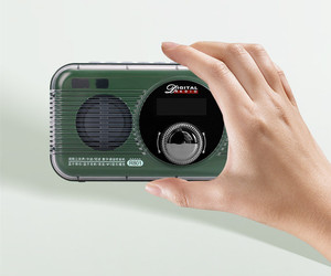 Vofull אנדרואיד bt 5.3 קורא לסריג מסך sw wb fm מקלט רדיו עם Bluetooth ו mp3 - Product Image 5