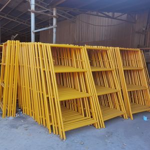 Tianjin Factory Building Tool Escalera Construcción Andamio ajustable Marco H - Product Image 5