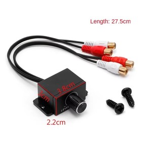 RCA cabeza hembra entrada/salida 2RCA coche amplificador volumen ajustador/potenciómetro - Product Image 3