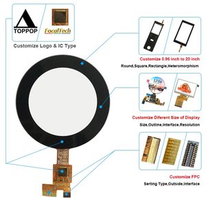 Di piccola Dimensione Circolare 1.2 pollici IPS Display OLED 240*240 Rotonda Pannello del Modulo Schermo A Colori TFT LCD 24 Pin spina in FPC per una Crescita Intelligente Orologio - Product Image 6