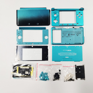 เคสฝาครอบด้านนอกสำหรับเครื่องเล่นเกม Nintendo 3DS,เคสฝาปิดพร้อมปุ่มสติกเกอร์เลนส์หน้าจอ6สี - Product Image 4