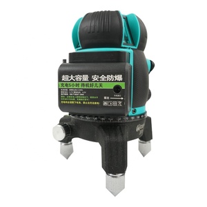 工业级自动360 ° 自流平激光水平仪5线旋转绿光，带锂电池，用于建筑工具 - Product Image 1