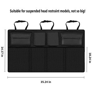 Özelleştirilmiş araba saklama kutusu-Oxford kumaş gövde saklama çantası. Suv, MPVs ve Hatchback otomobilleri için uygundur. Çoklu cepler. - Product Image 4