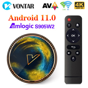 4.0อีเธอร์เน็ต100ม. กล่องทีวีแอนดรอยด์11ช่องเชื่อมต่อไวไฟแบบคู่สี่คอร์สมาร์ตทีวีพหุภาคี - Product Image 2