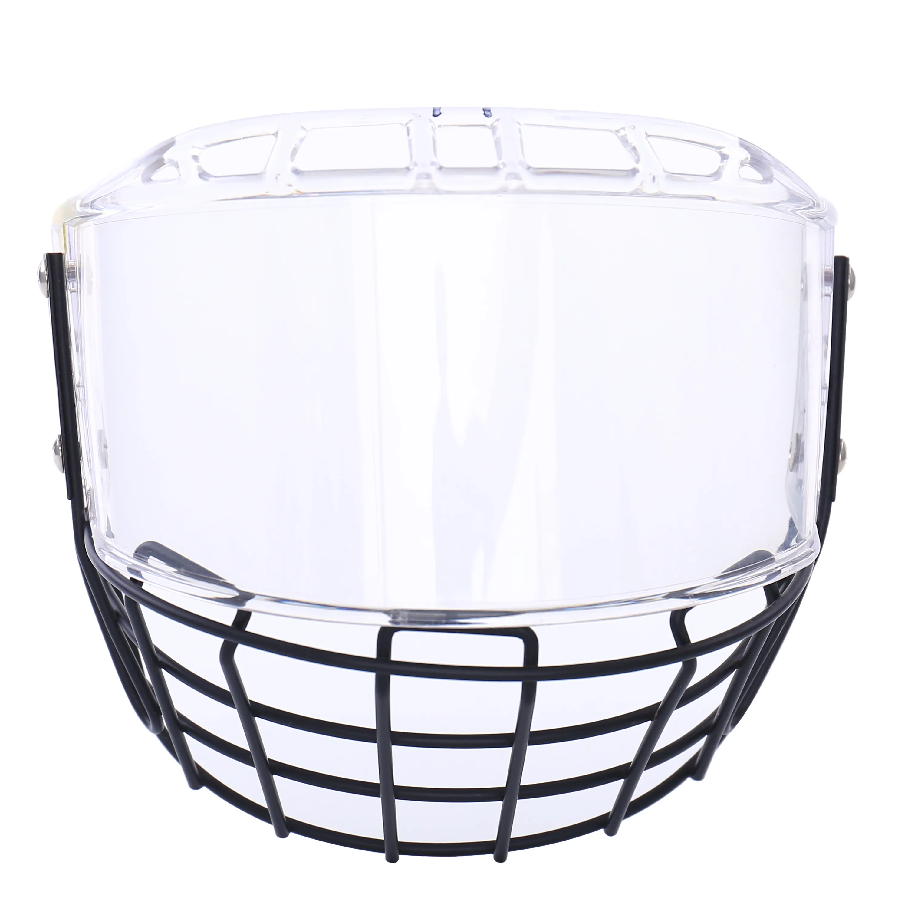 Polycarbonate and A3 Steel Combo Full Face Senior Ice Hockey Helmet Cage Face Shield