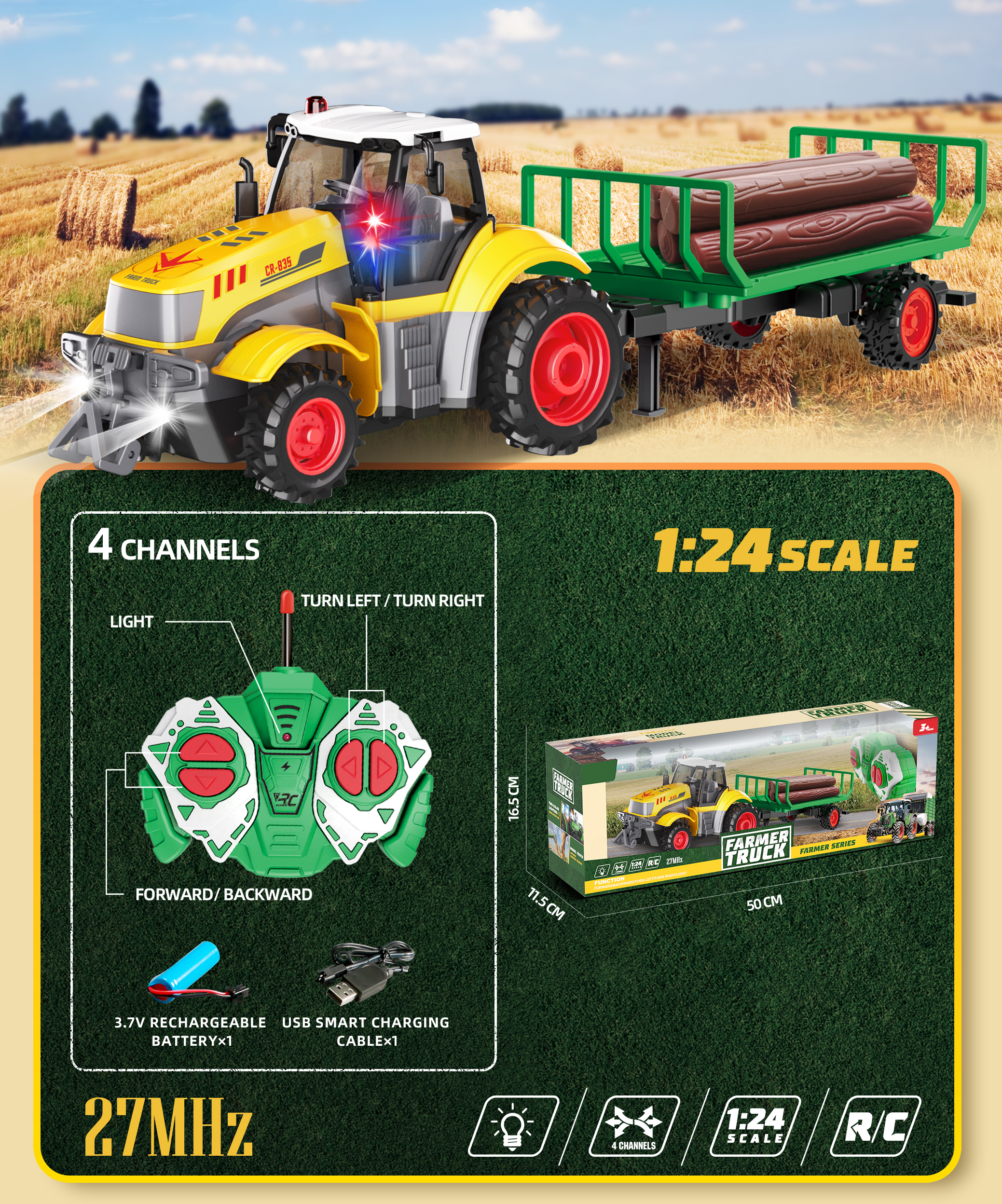 Wagon de transport de bois