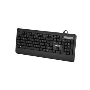 Havit KB253 104键迷你键盘有线电脑Usb端口办公室键盘 - Product Image 1