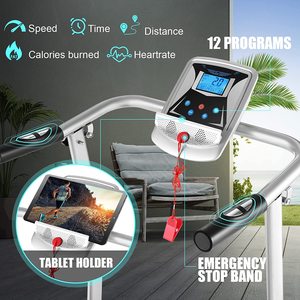 Спортивная складная электрическая беговая дорожка - Product Image 4
