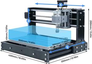 CNC3018 Pro DIY数控路由器套件2合1迷你雕刻机GRBL控制3轴和雕刻机激光头离线板 - Product Image 2
