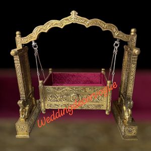 Jhoola רויאל מגולף מוצק <span class=keywords><strong>rajastani</strong></span> jhola הנדנדה הודית בציר & עתיק נדנדה דקורטיבית למסיבות ואירועים חתונה
