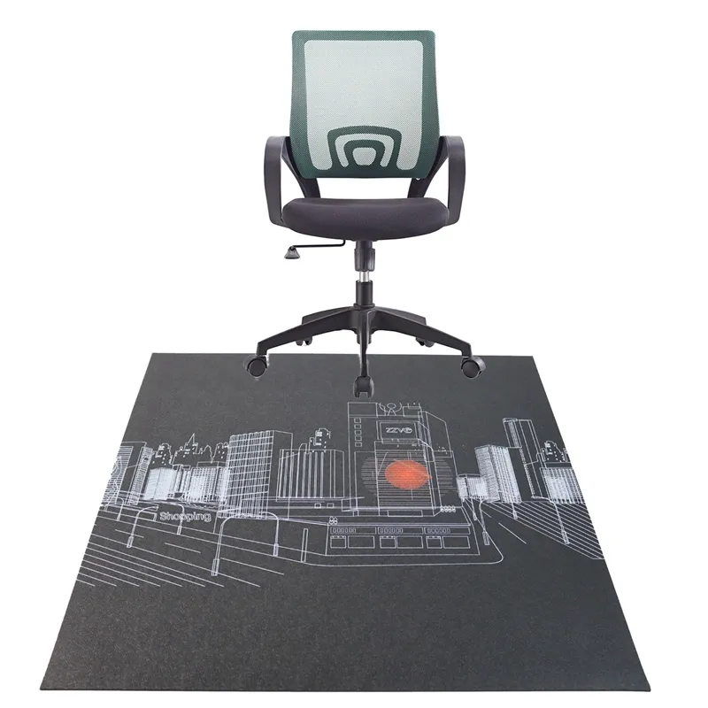 Hoch rollstuhl matte Kunststoff Vinyl PVC Bürostuhl matte für Teppich