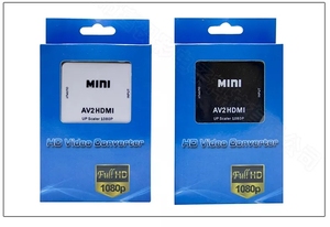 工厂价格高清复合RCA CVBS视频音频背部迷你av2hdmi转换器 - Product Image 6
