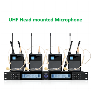 Chuyên nghiệp dài phạm vi nhạy cảm cao UHF Bốn cách đài phát thanh tiếng ồn hủy bỏ kim loại micro không dây - Product Image 6