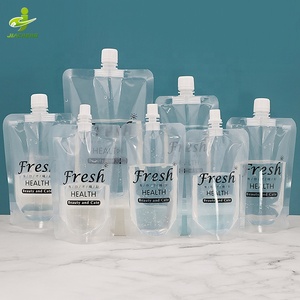 50ml 100ml 150ml Fruit <strong>Juice</strong> Packaging Small clear Plastic Standing Spout Pouch Bag With 0.86cm Spout - Product Image 2