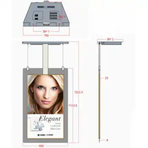 Пользовательские ЖК-экран магазин окна Digital Signage рекламный дисплей окна digital signage с открытым исходным кодом сетевой ЖК-дисплей - Product Image 5