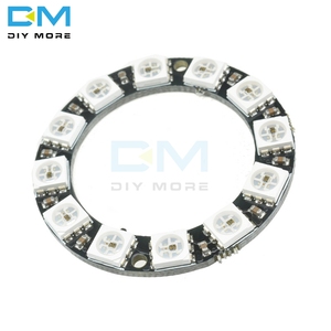 WS2812 WS2812B RGB-LED-Ring 12 Bit RGB LED-Punkt Integriertes serielles Treibers teuerung modul für Arduino I2C-Controller