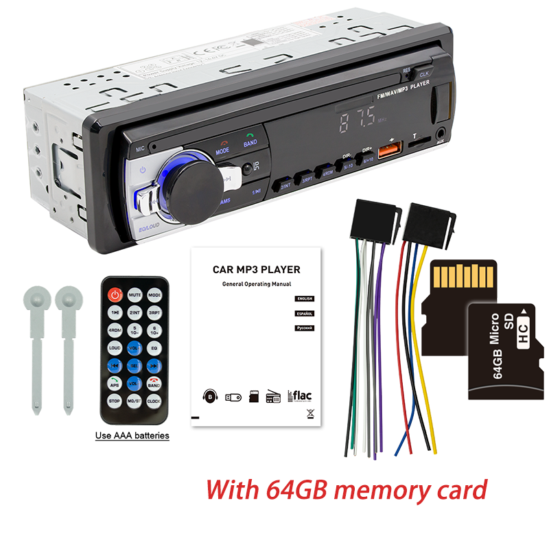 Autoradio avec carte mémoire de 64 Go