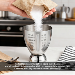 Tái Sử Dụng Thân Thiện Với Môi Cocktail Đo <span class=keywords><strong>Jigger</strong></span> Nhiệm Vụ Nặng Nề Đa-Đơn Vị Đo Thép Không Gỉ Bắn Đo Cup Tốt Nghiệp - Product Image 6