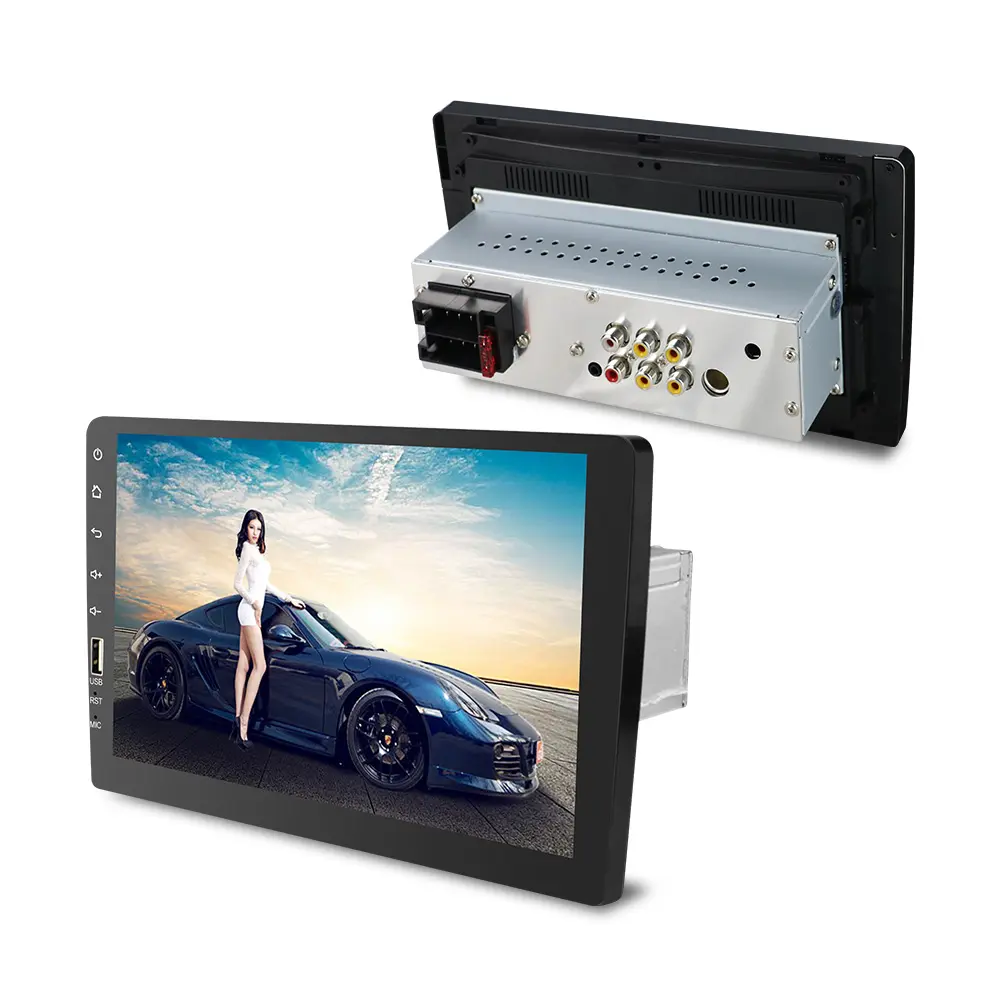 Unidad Principal Multimedia Universal para coche, reproductor de Dvd y Audio estéreo, con Android 8,1, 1 Din, 9 pulgadas