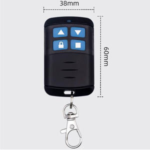 Codice universale di rotolamento e codice fisso telecomando 4 pulsanti 433MHz porta Garage impermeabile telecomando chiave duplicatore