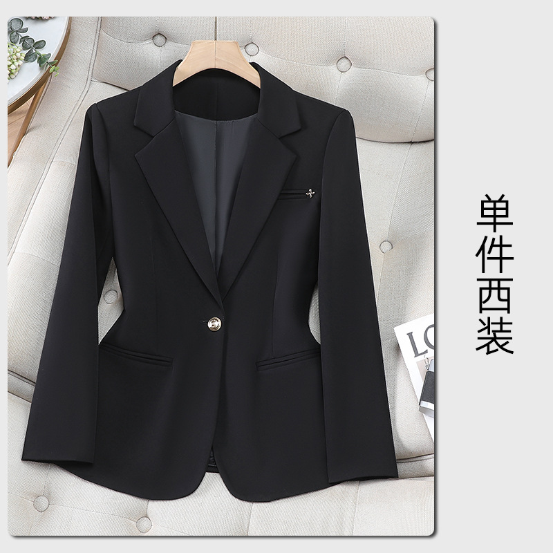 black suit