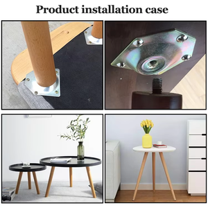 Nhà đương đại phần cứng sofa chân Heavy Duty kim loại gỗ Bảng chân Bracket với bevel góc bevel sửa chữa cho ghế - Product Image 6