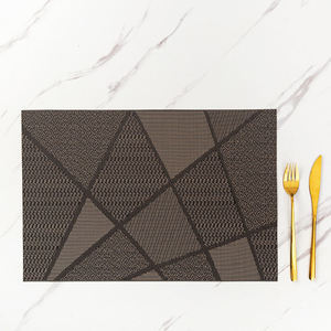 批发可洗餐桌垫清洁擦拭防滑纹理条纹耐热桌垫 - Product Image 5