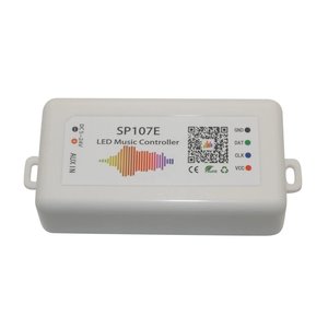 FULL-WIFI RGBSP107EピクセルICSPIミュージックBTコントローラー (WS2812用) SK6812 SK9822 RGBW APA102LPD8806ストリップDC5-24V - Product Image 1