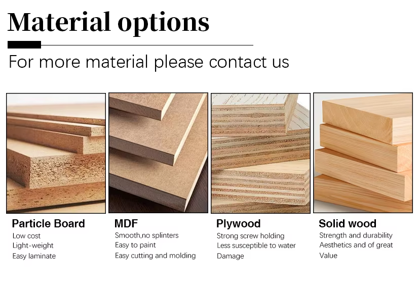 Options de matériaux