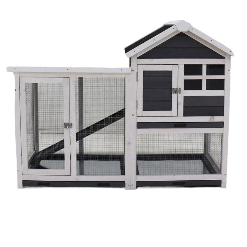 Gray and white double-layer belt with 3 trays