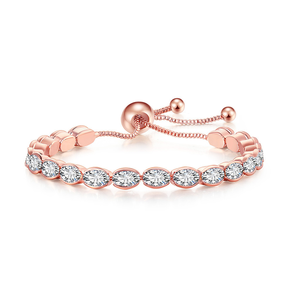 F015 4*6mm Rose Gold