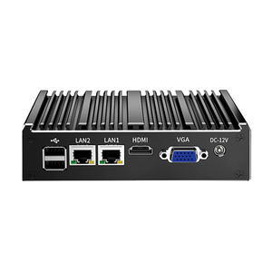 2 LAN 6 USB 2 COM N2840 DDR3 Linux industriale incorporato Mini PC Computer per spine AU/US/EU - Product Image 1