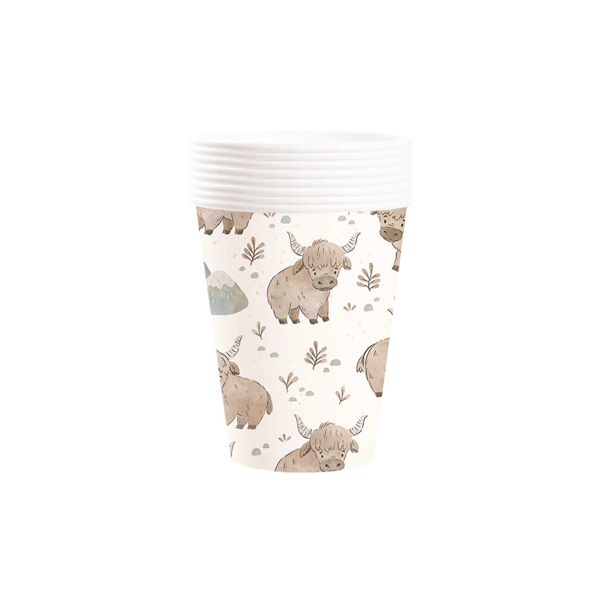 Gobelet en papier 9 oz * 8 pièces