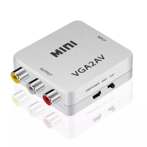 Convertidor de Mini VGA a AV RCA, Adaptador de Audio VGA2AV de 1080mm para ordenador a TV, Full HD, 3,5 P, gran oferta - Product Image 5