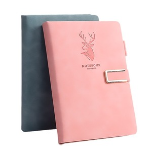 Cuaderno personalizable de 180 hojas de cuero PU, estilo impreso con logotipo personalizado, planificador de cuero promocional, Bloc de notas - Product Image 2