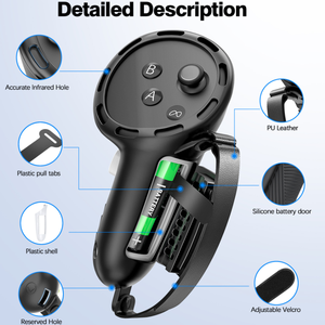 Anti-Slip Grip Cover for Meta <strong>Quest</strong> 3S/<strong>Quest</strong> 3 Controller Protector Case Shockproof Protective Shell for VR Controllers - Product Image 3