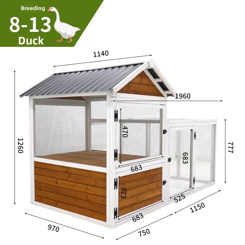 Cage à canard orange