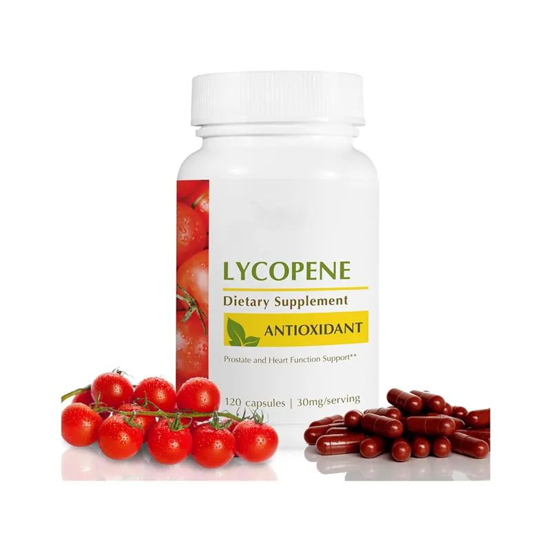 Supplemento di licopene 30 mg capsule di estratto di pomodoro biologico licopene vitamine della prostata supporta la normale salute e la normalità della prostata