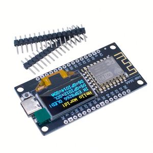 Scheda di sviluppo NodeMCU ESP8266 con Display OLED da 0.96 pollici CH340G modulo WiFi ESP-12F TYPE-C USB - Product Image 1